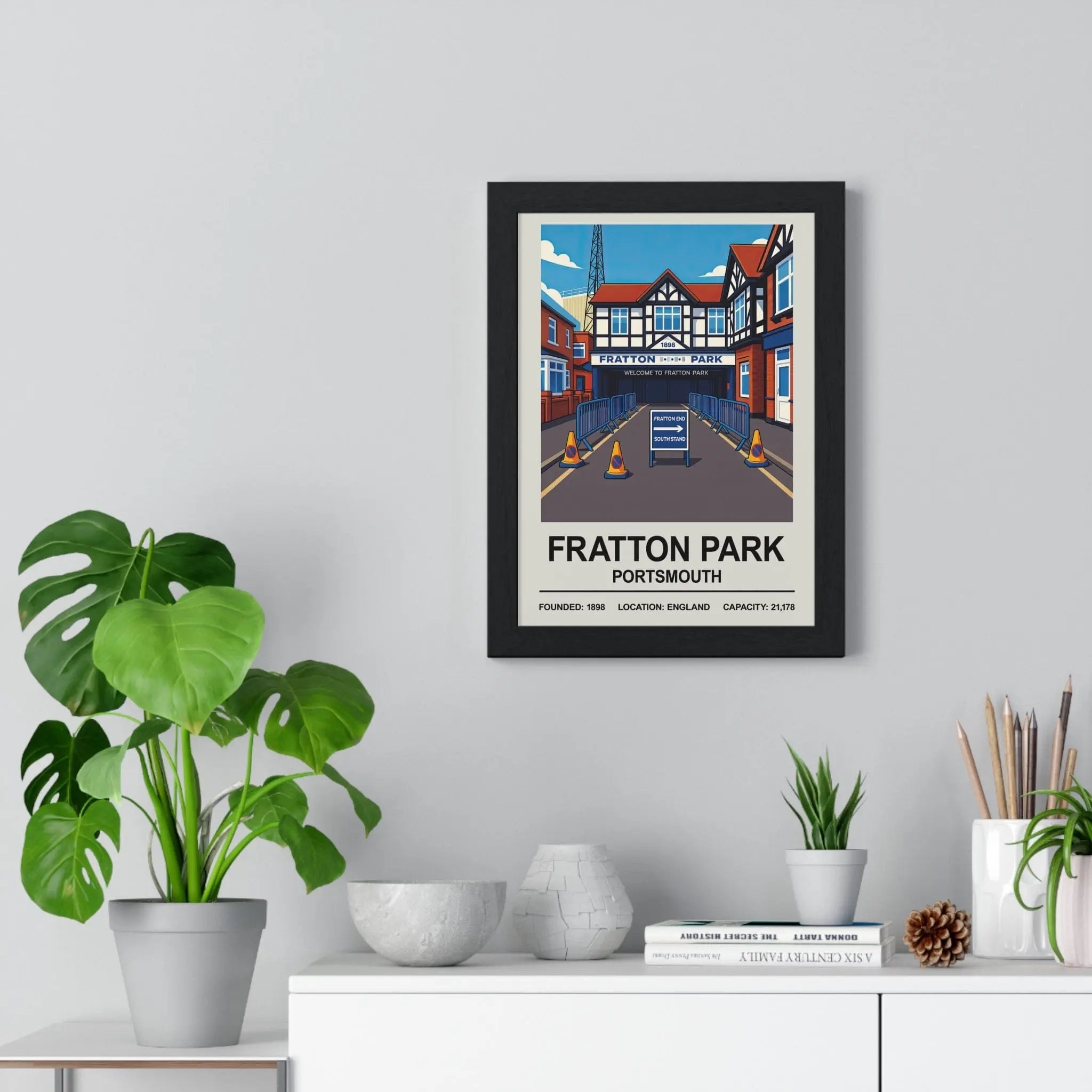 Portsmouth Fratton Park Stadium Print