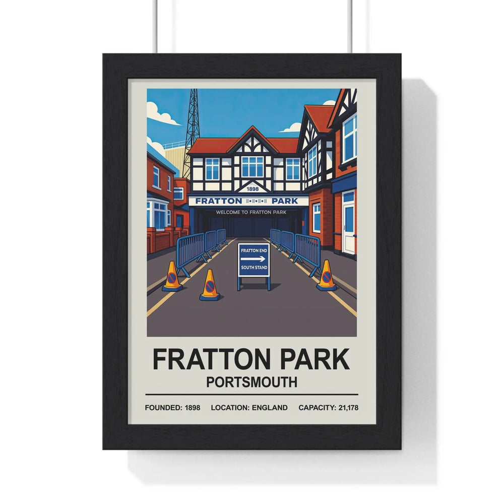 Portsmouth Fratton Park Stadium Print