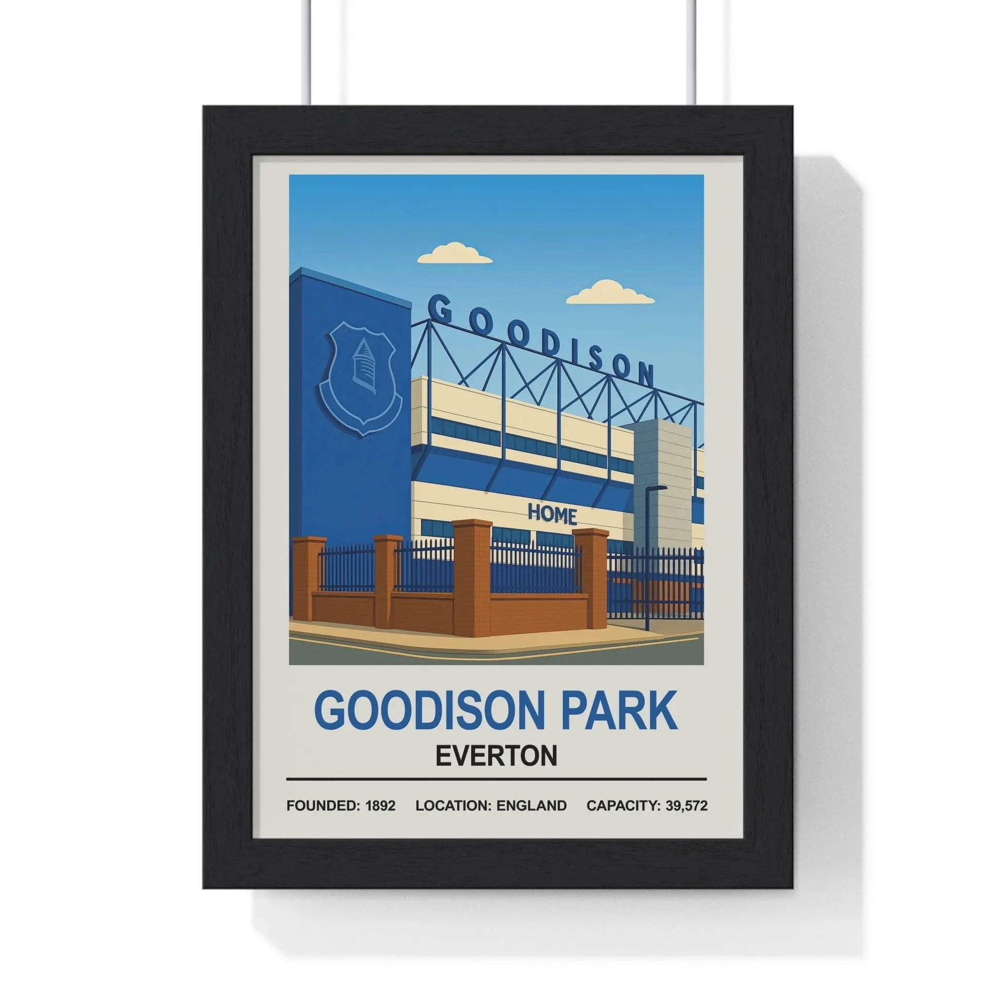 Everton Goodison Park Stadium Print