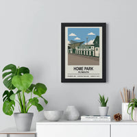 Plymouth Argyle Home Park Stadium Print | Hand-Illustrated Theatre of Greens Wall Art | Green Army Gift