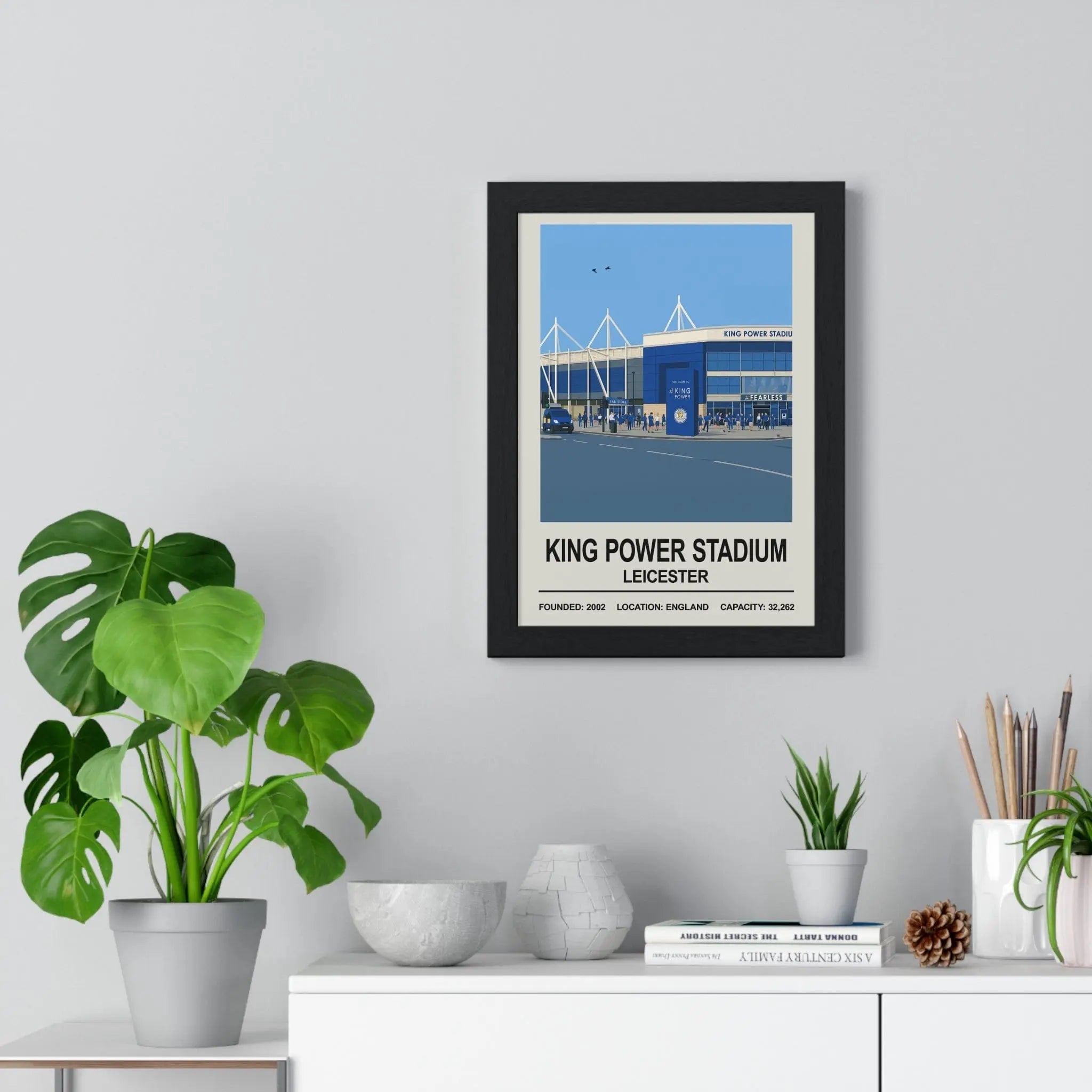Leicester King Power Stadium Print