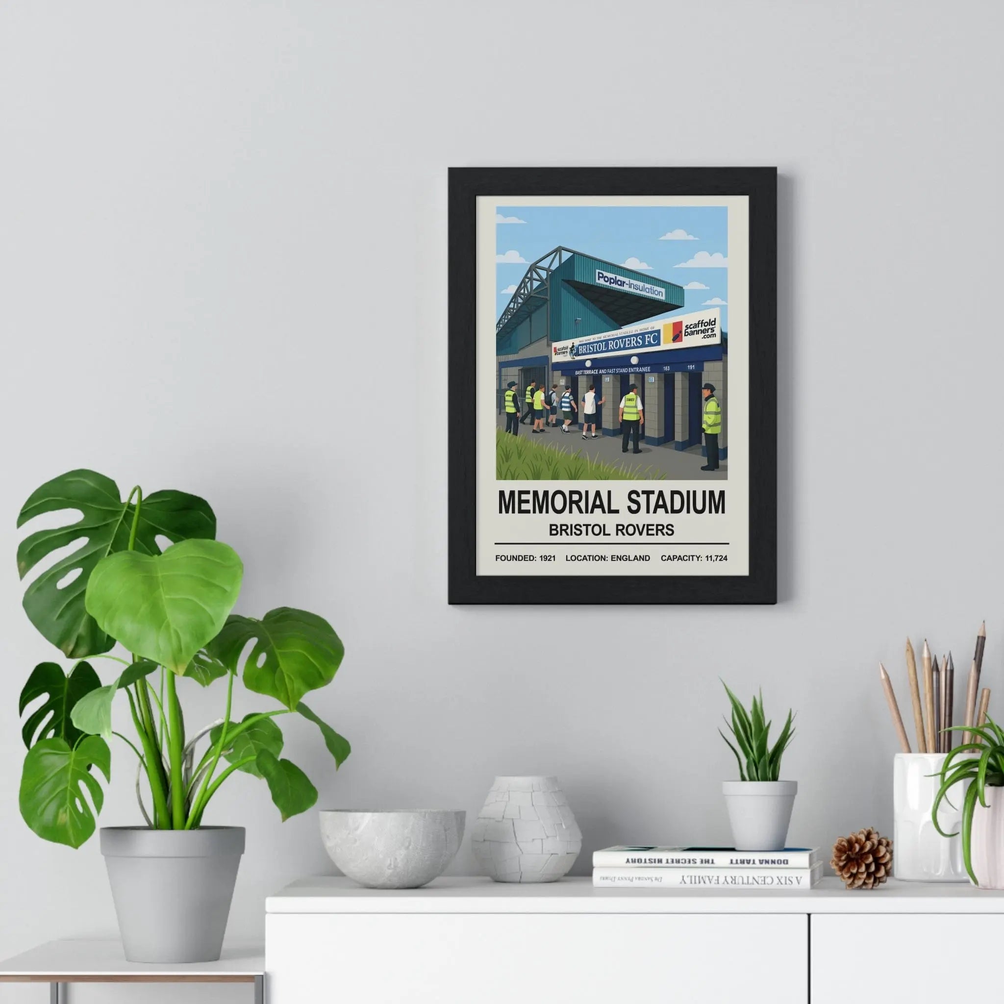 Bristol City Memorial Stadium Print