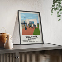 Cardiff City Ninian Park Stadium Print