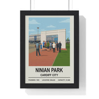 Cardiff City Ninian Park Stadium Print