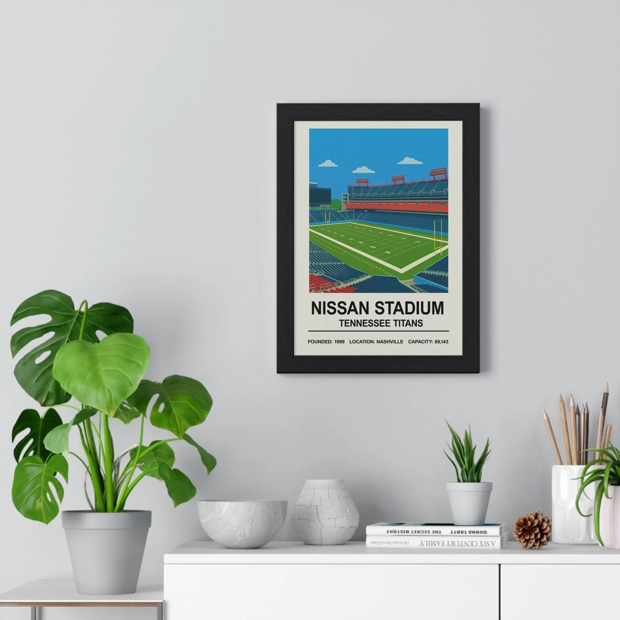 Tennessee Titans Nissan Stadium Print