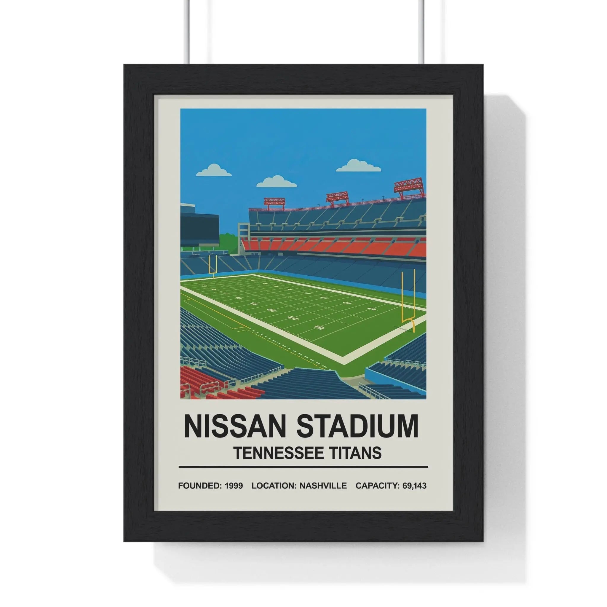 Tennessee Titans Nissan Stadium Print