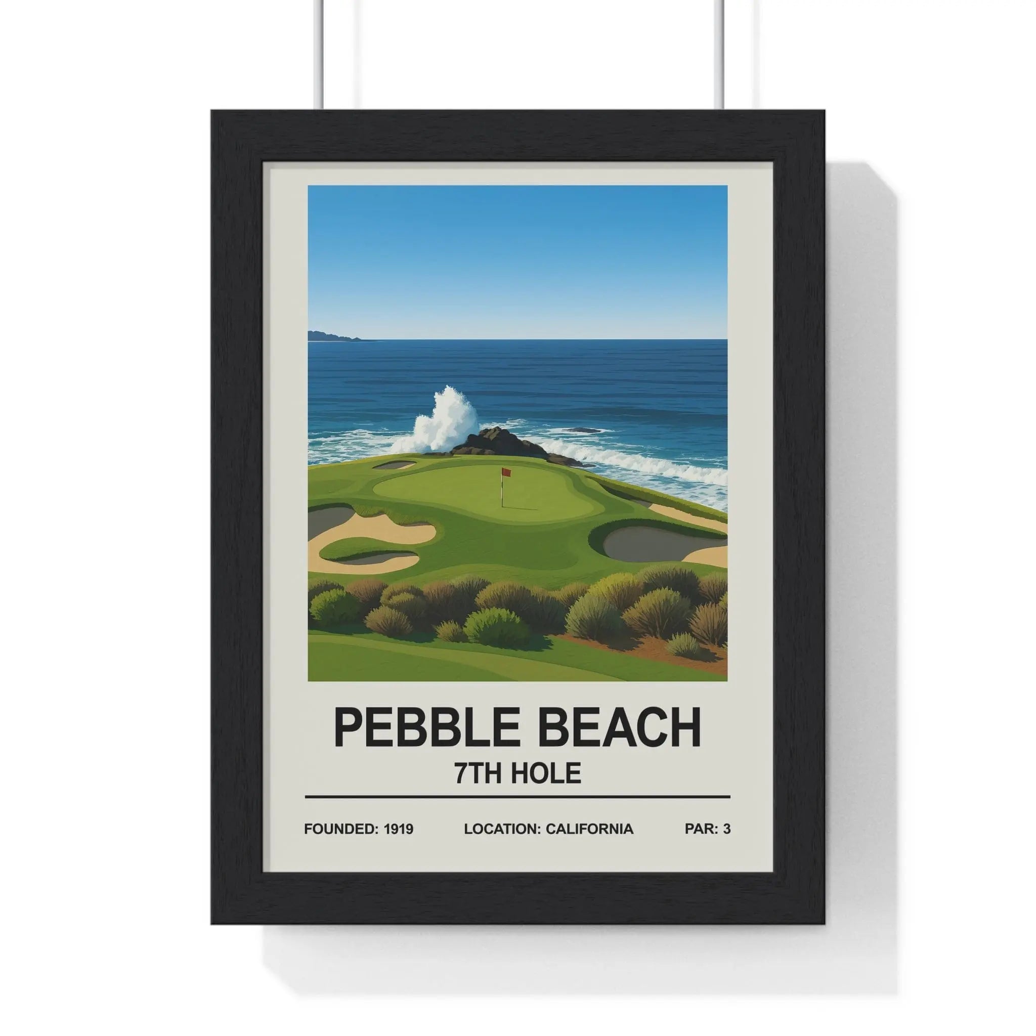 Pebble Beach – 7th Hole Print