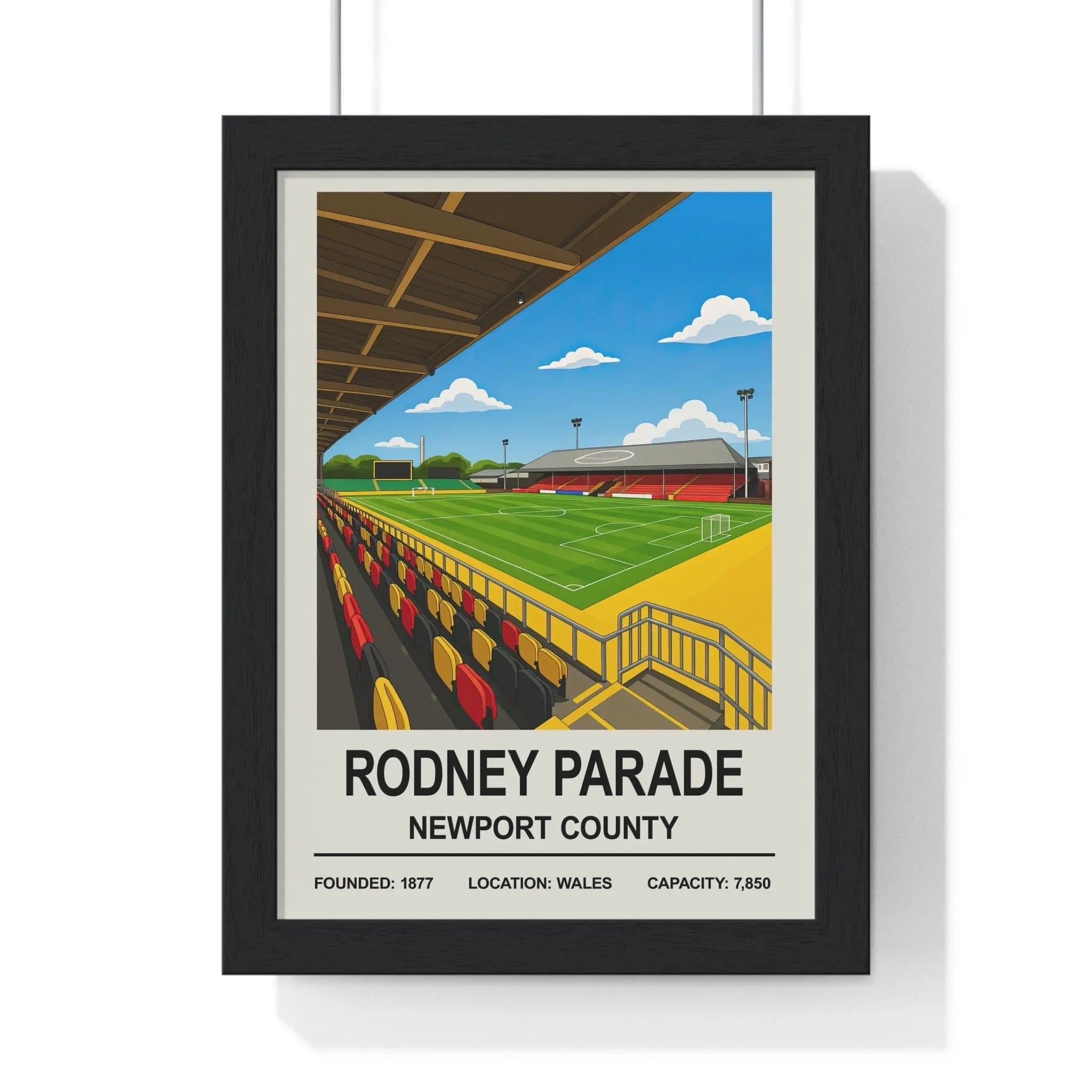 Newport Rodney Parade Stadium Print