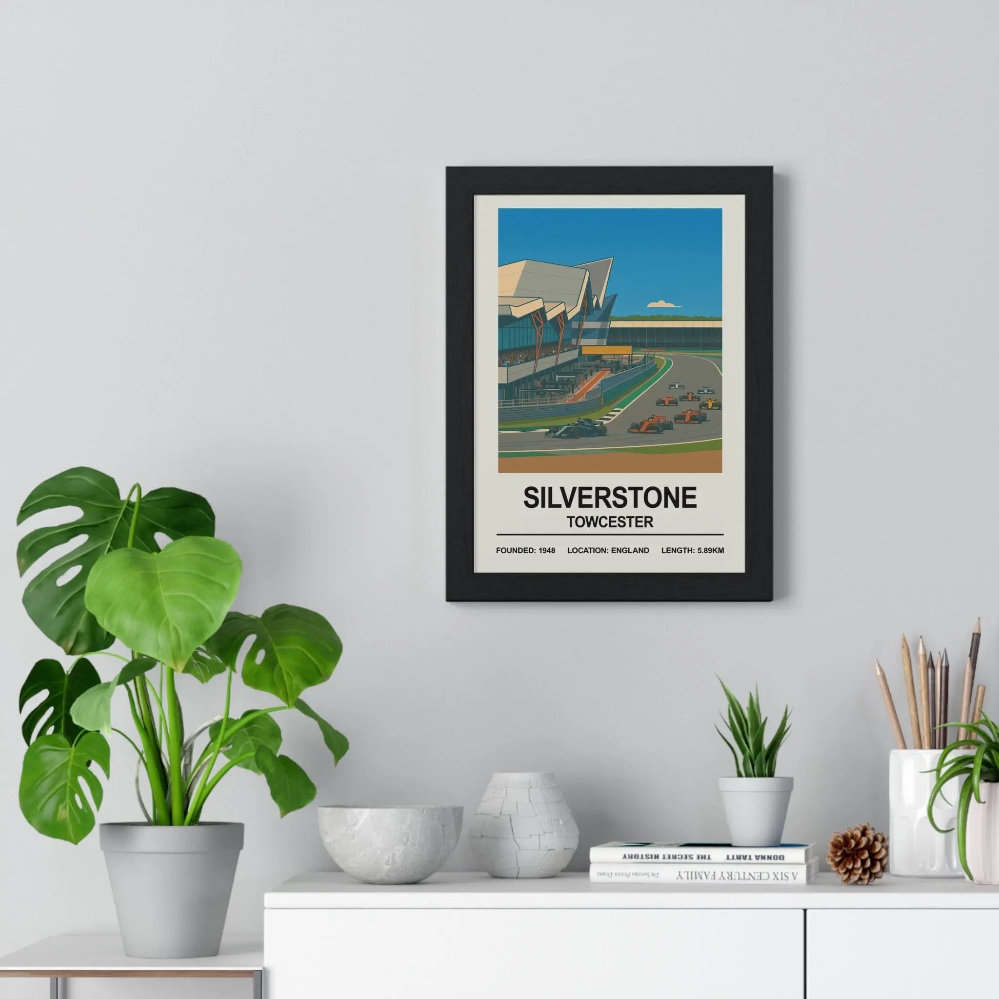 Silverstone Towcester Racing Circuit Stadium Print