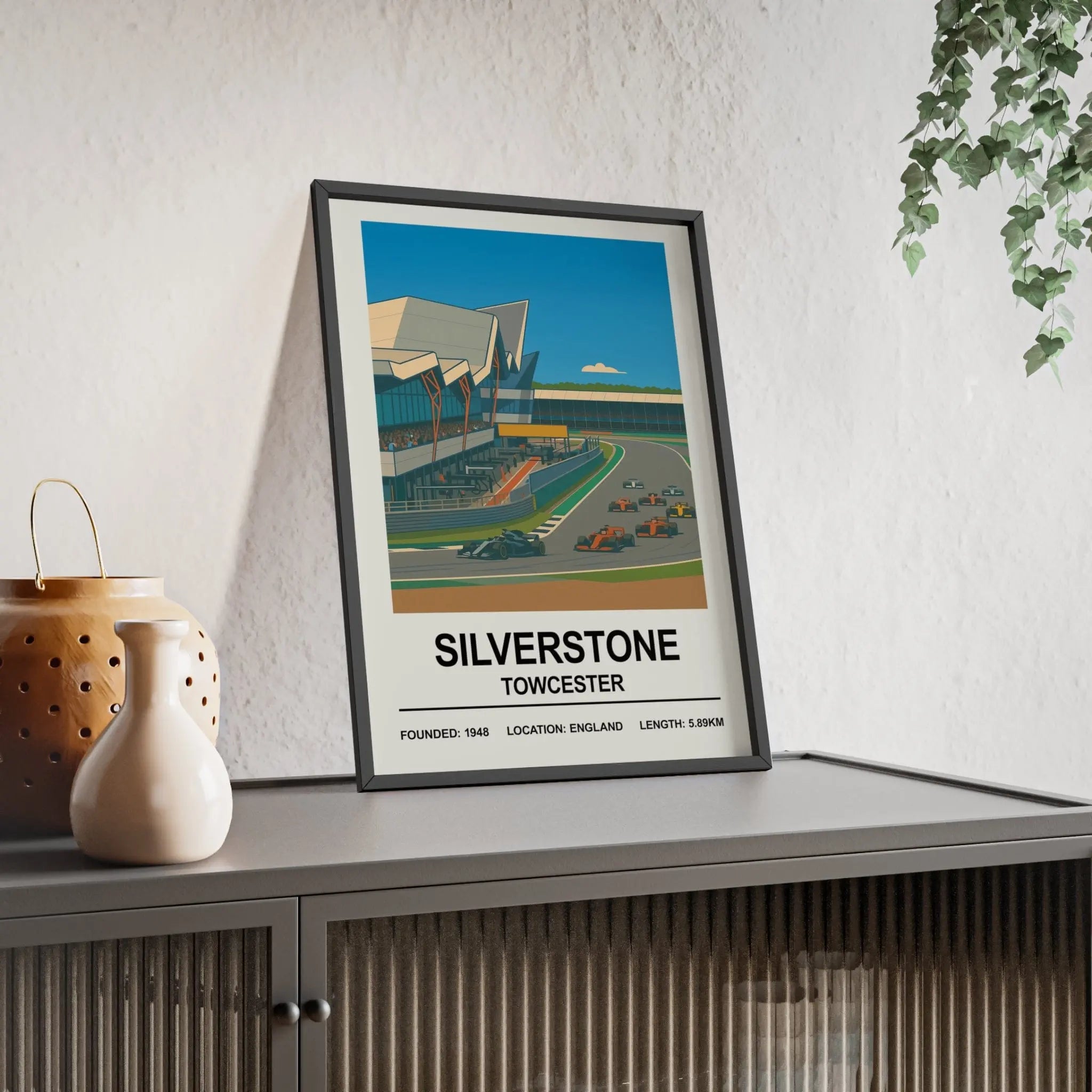 Silverstone Towcester Racing Circuit Stadium Print