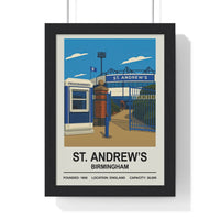 Birmingham City St Andrew's Stadium Print