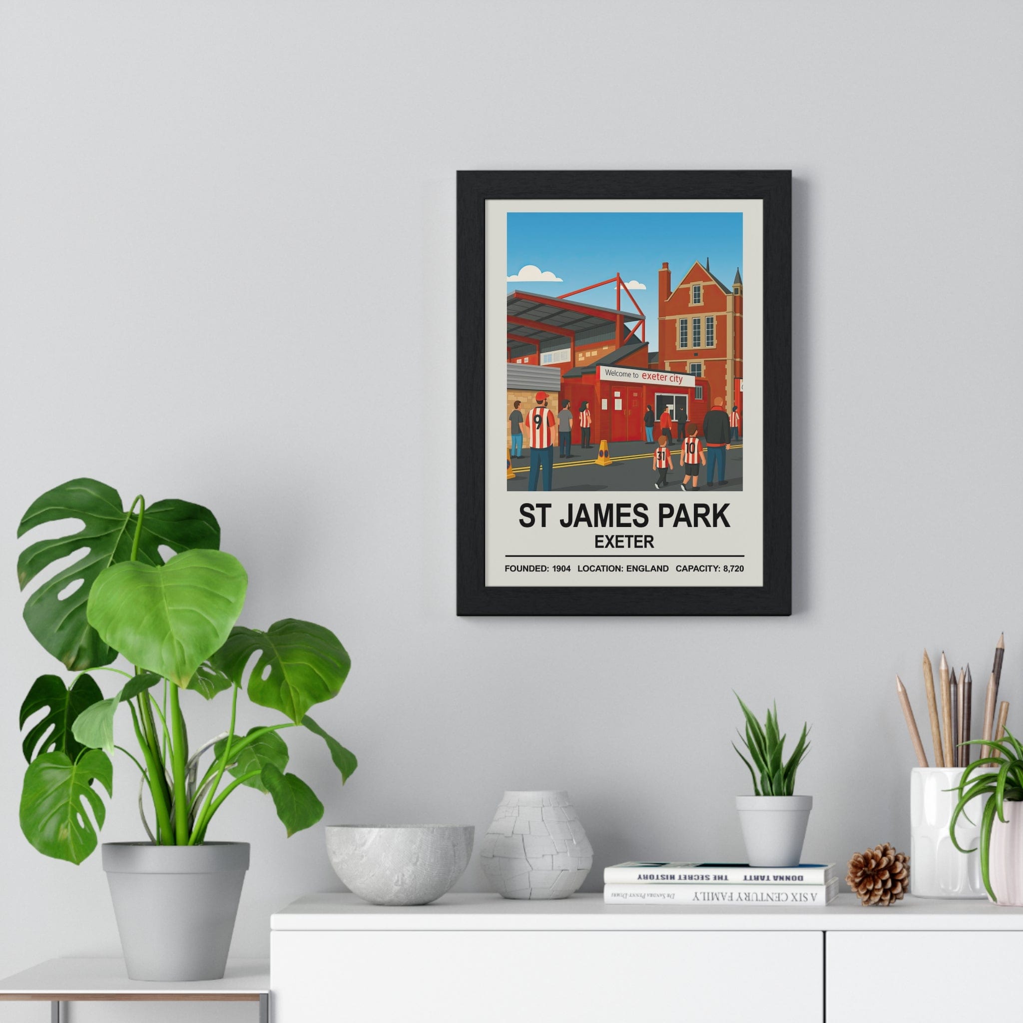 Exeter St James Park Stadium Print