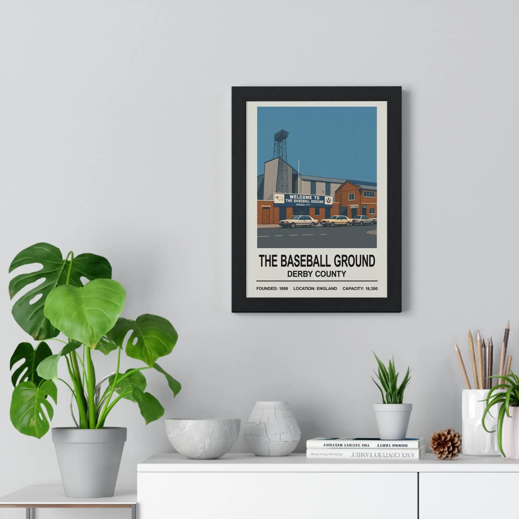 Derby County The Baseball Ground Print