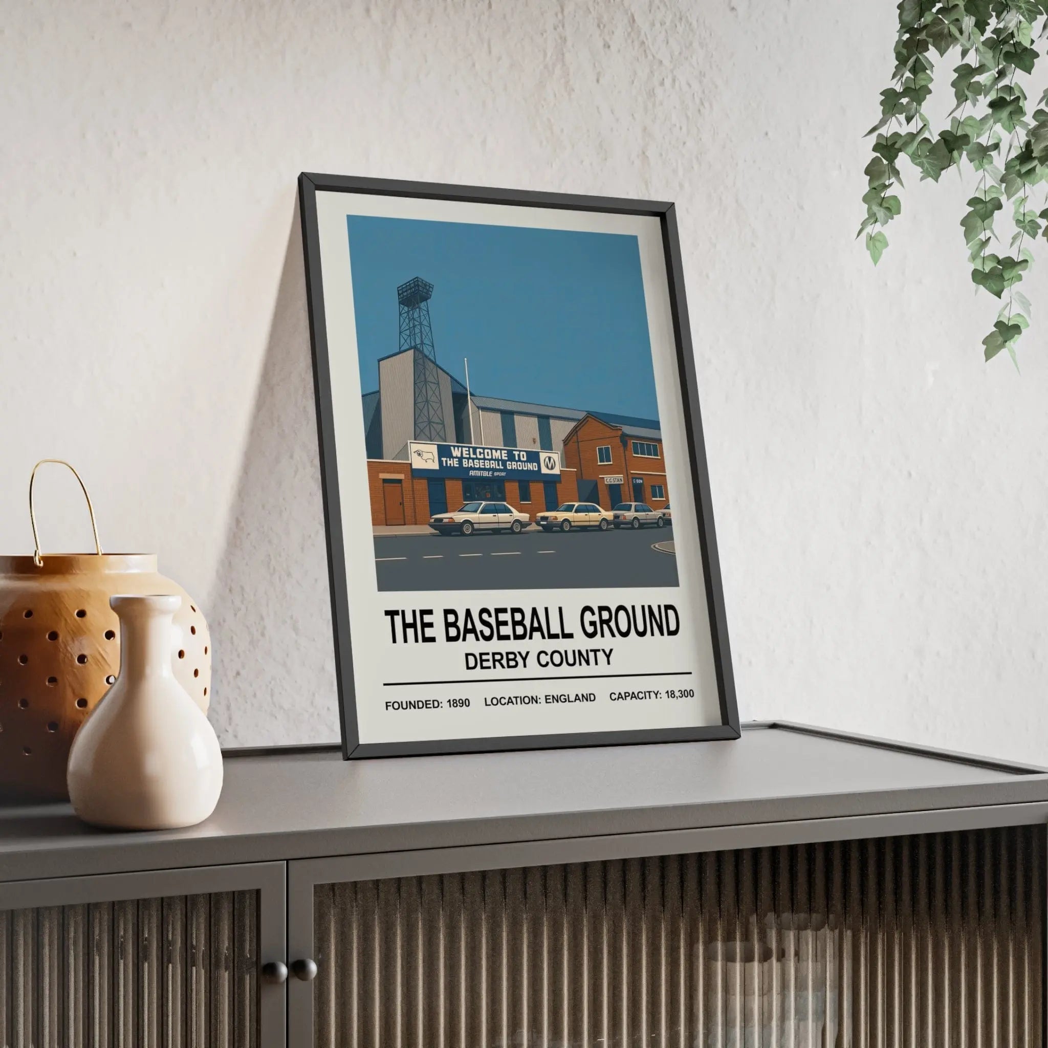 Derby County The Baseball Ground Print