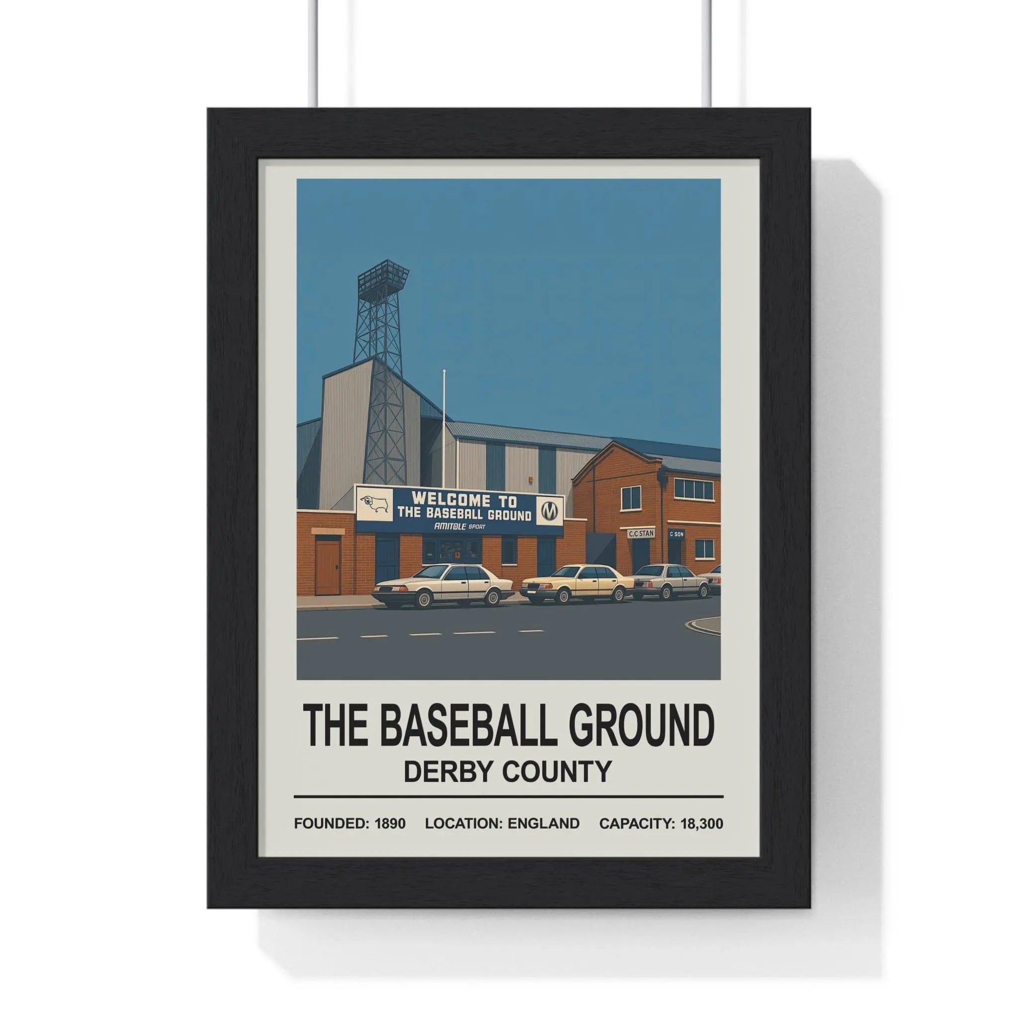 Derby County The Baseball Ground Print