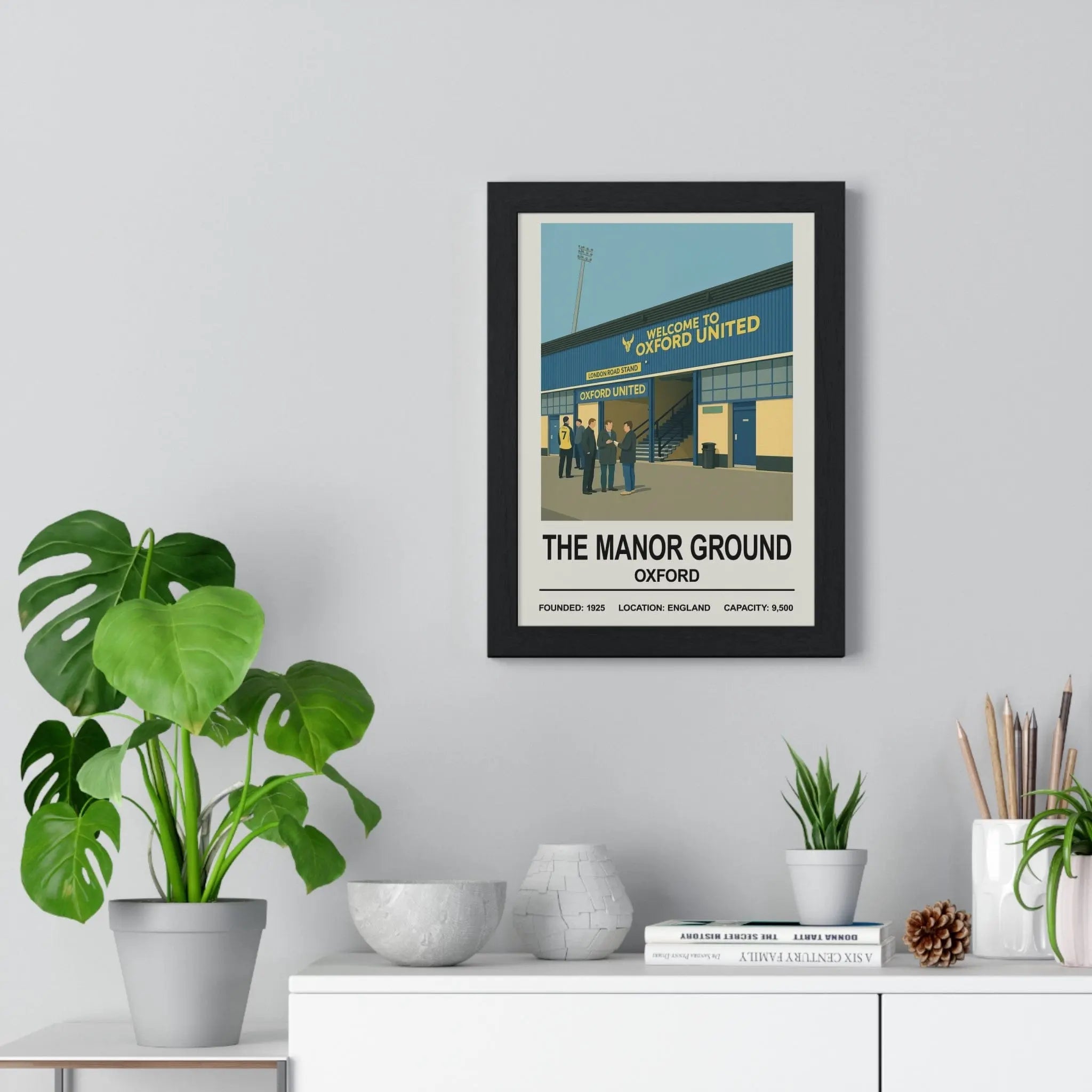 Oxford United The Manor Ground Stadium Print
