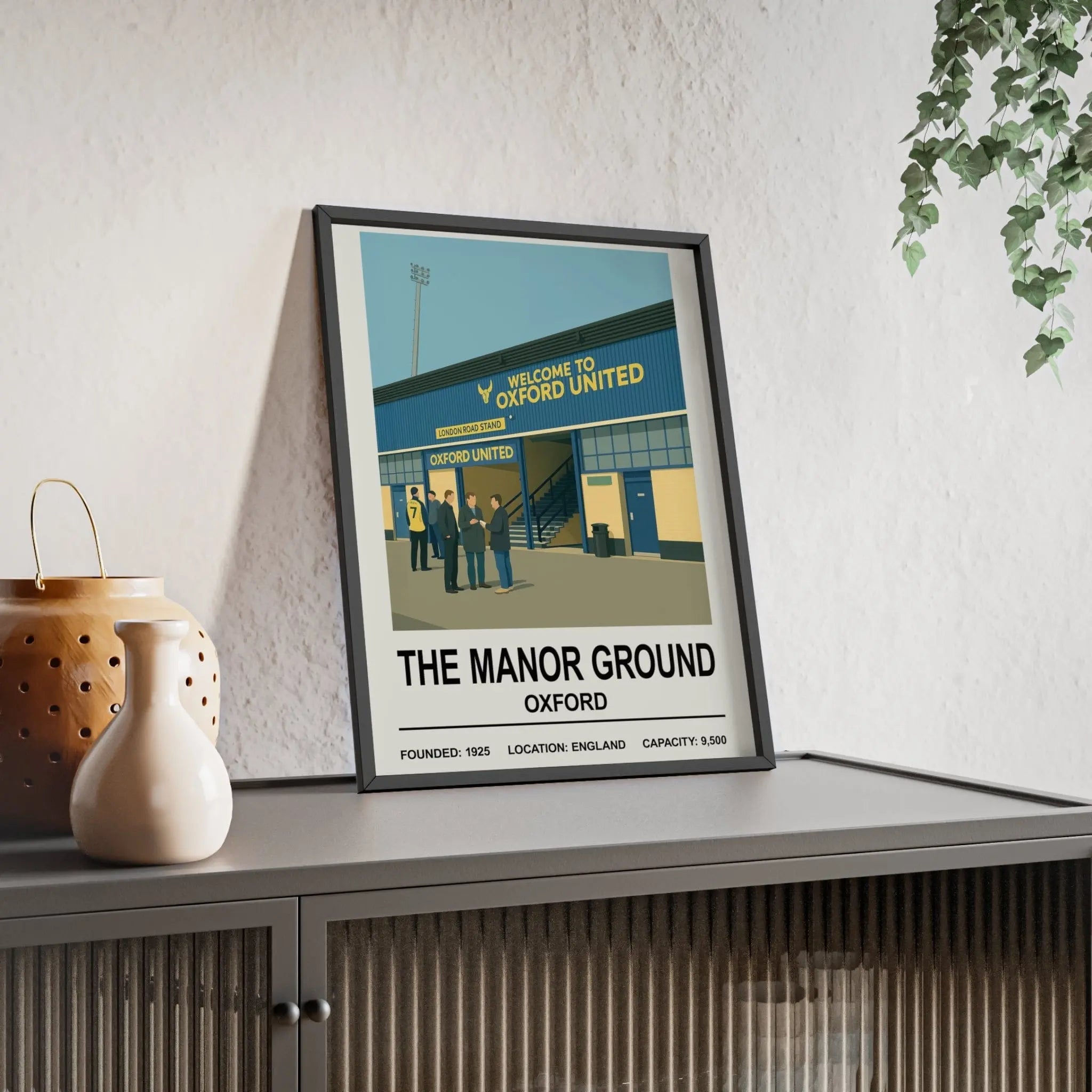 Oxford United The Manor Ground Stadium Print