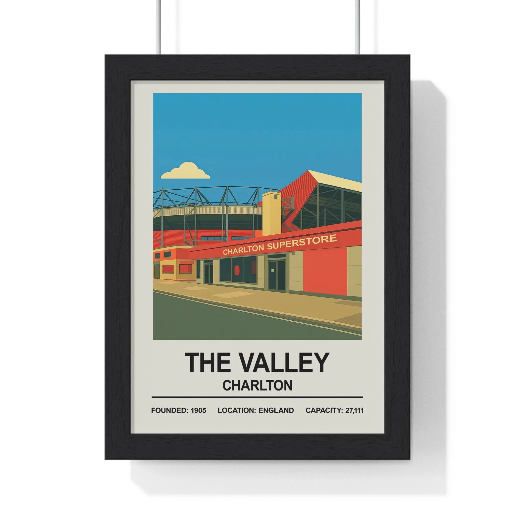 Charlton The Valley Stadium Print