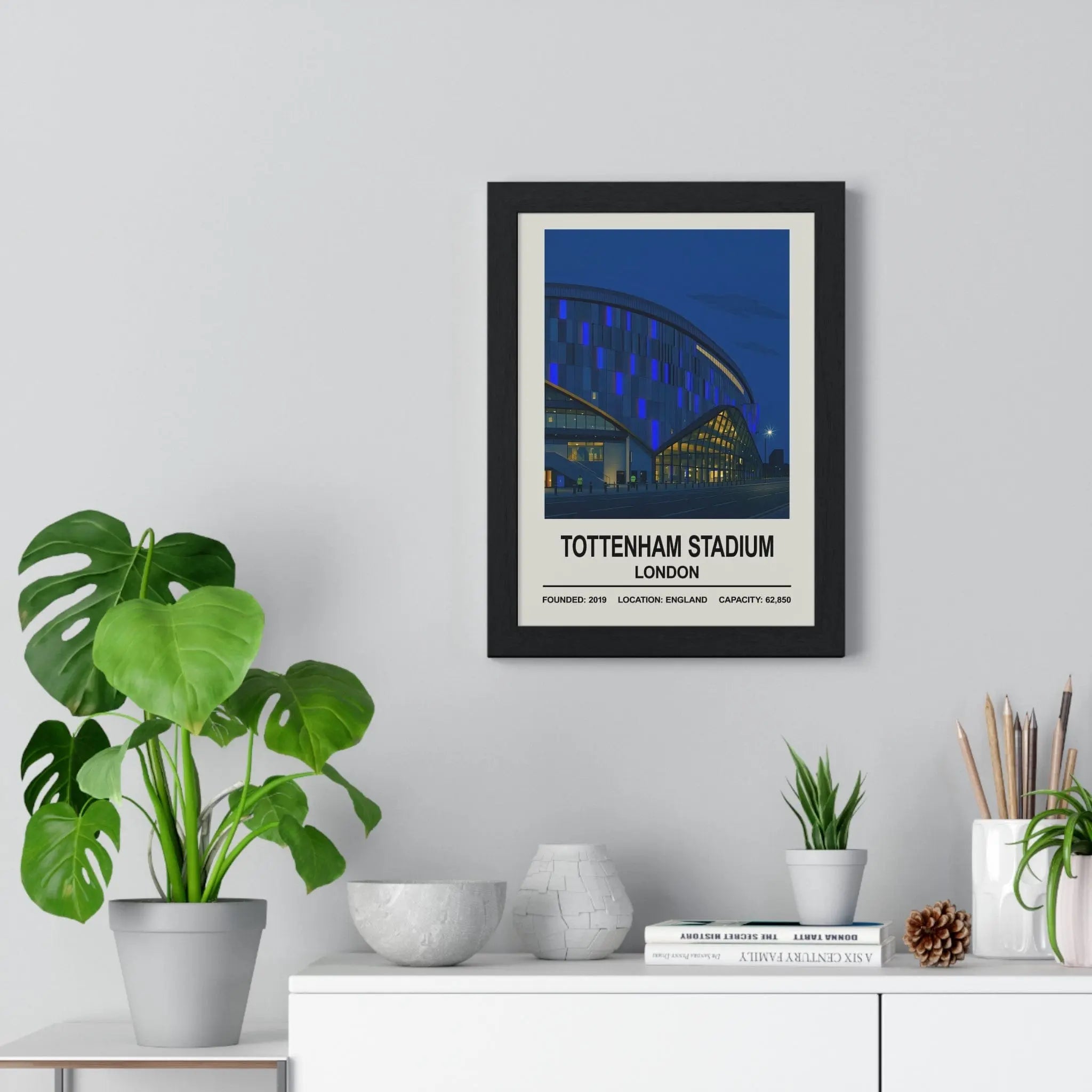 Tottenham Stadium Night Edition Stadium Print
