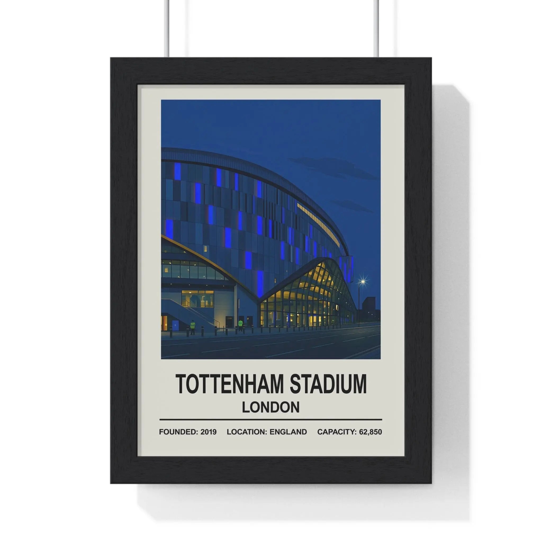 Tottenham Stadium Night Edition Stadium Print