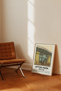 West Ham Upton Park & Boleyn Ground Stadium Print