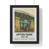 West Ham Upton Park & Boleyn Ground Stadium Print
