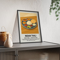 Indian Thali Wall Art – Indian Kitchen & Dining Room Décor Print