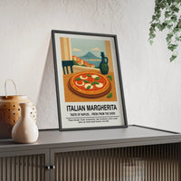 Italian Margherita Pizza Wall Art – Italian Kitchen Décor Print