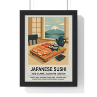 Japanese Sushi Kitchen Wall Art – Japanese Food Poster Print