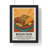 Mexican Tacos Kitchen Wall Art – Mexican Food Poster Print