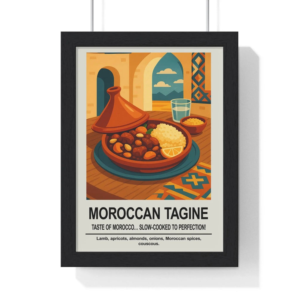 Moroccan Tagine Kitchen Wall Art – World Food Poster Print