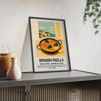 Spanish Paella Kitchen Wall Art – Spanish Food Poster Print