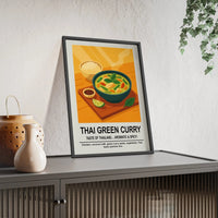 Thai Green Curry Kitchen Wall Art – Thai Food Poster Print