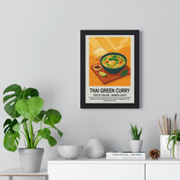 Thai Green Curry Kitchen Wall Art – Thai Food Poster Print