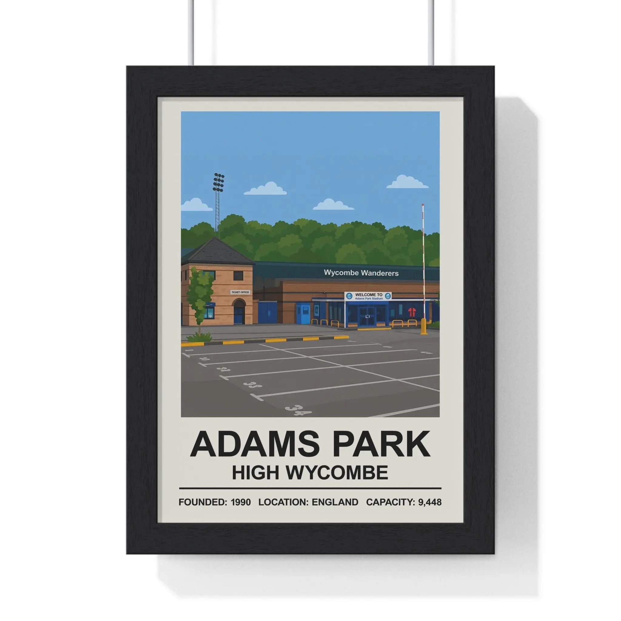 Wycombe Wanderers Adams Park Stadium Print