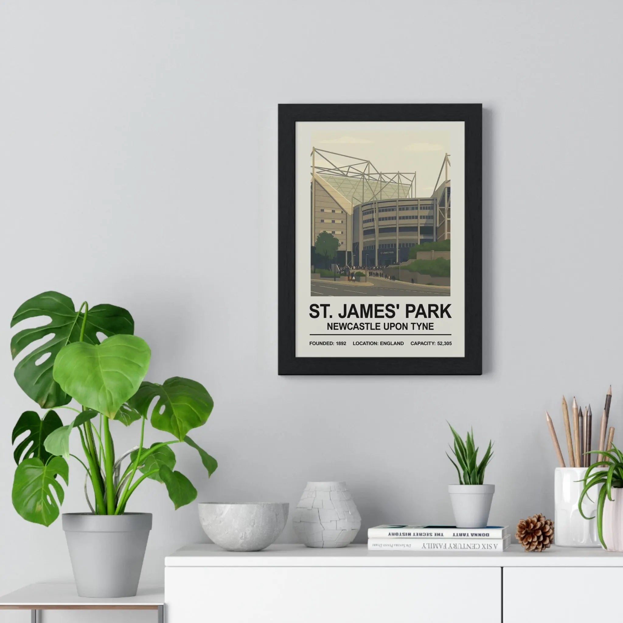 Newcastle St James Park Stadium Print