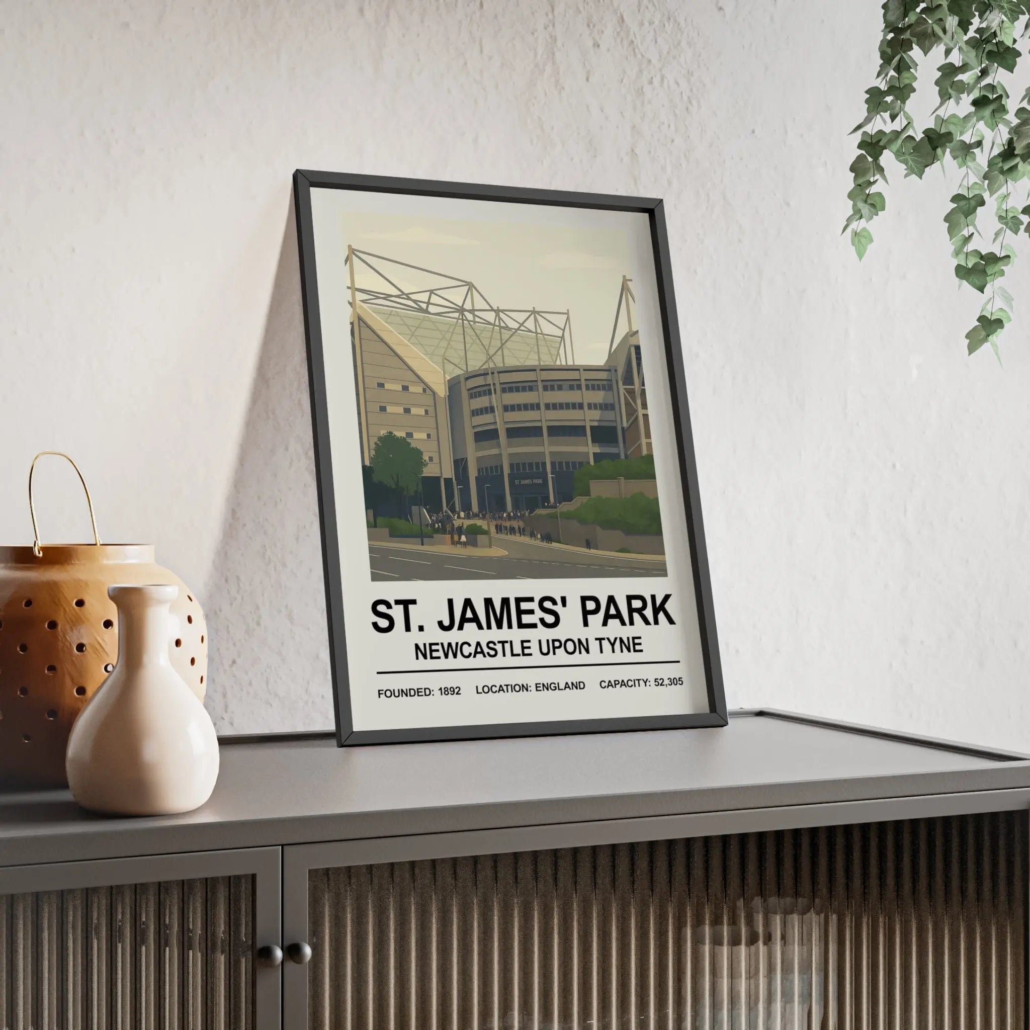 Newcastle St James Park Stadium Print