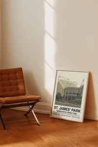 Newcastle St James Park Stadium Print