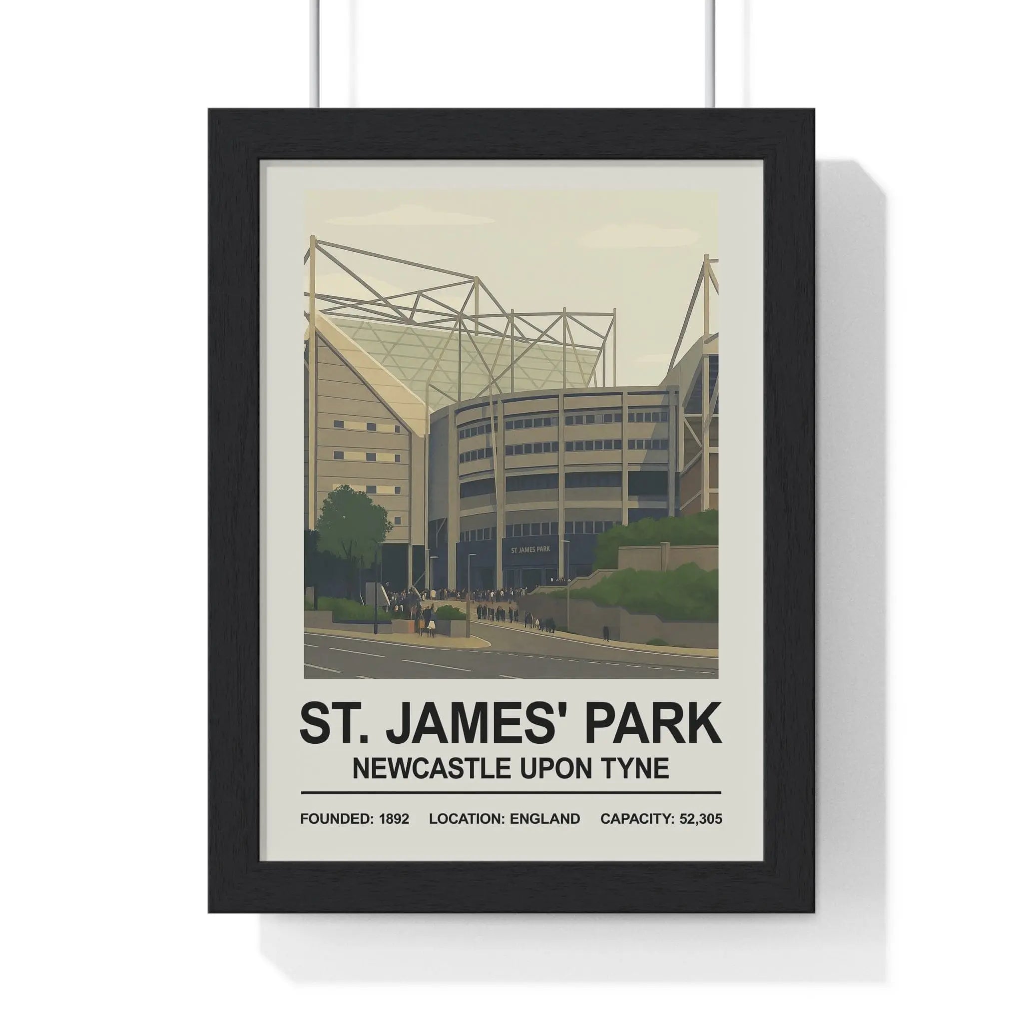 Newcastle St James Park Stadium Print
