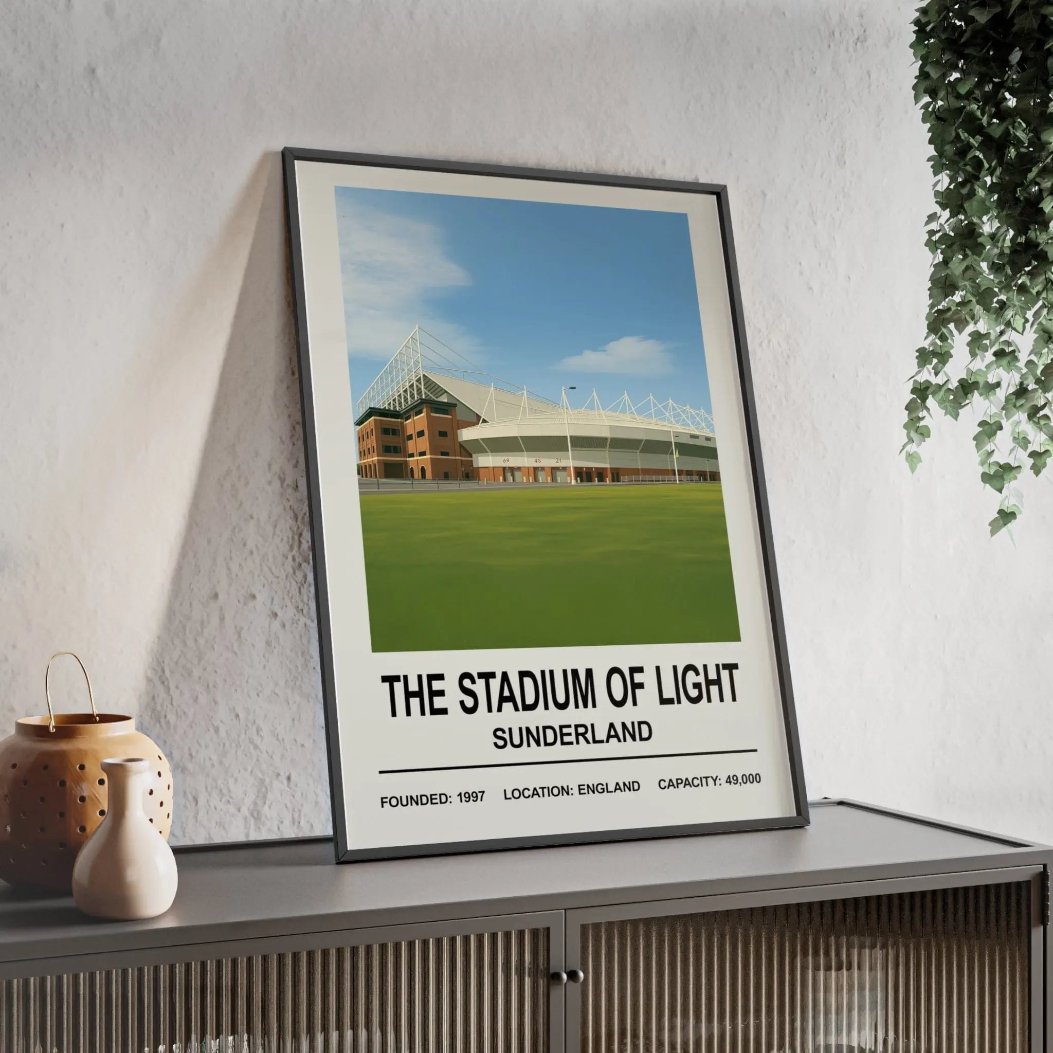 Sunderland The Stadium of Light Stadium Print