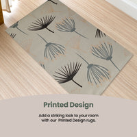 Printed Rug Nina Design Modern Non-Slip Soft Durable Floor Rug for Living Room Bedroom Office by OLIVIA ROCCO