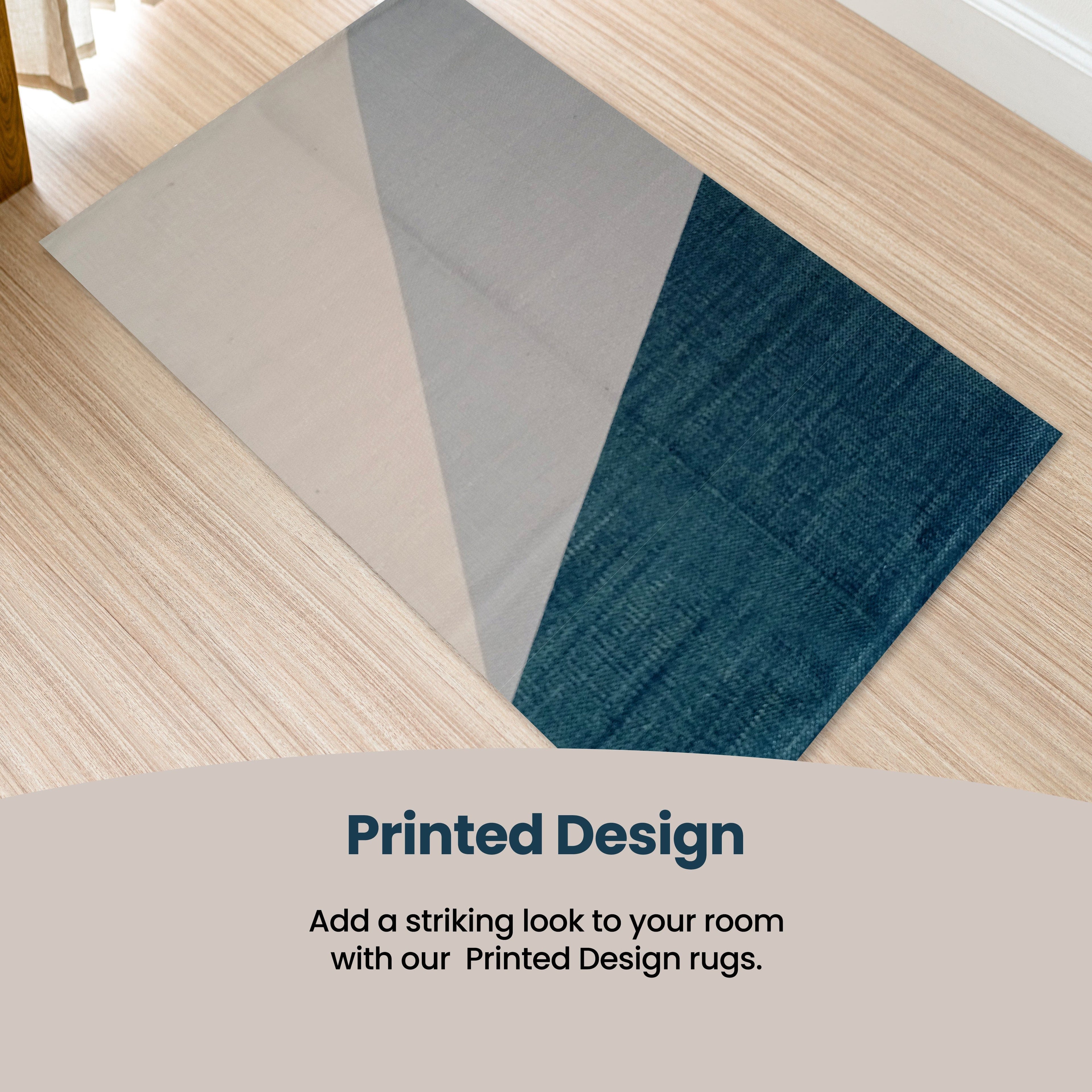 Printed Rug Oslo Design Modern Non-Slip Soft Durable Floor Rug for Living Room Bedroom Office by OLIVIA ROCCO