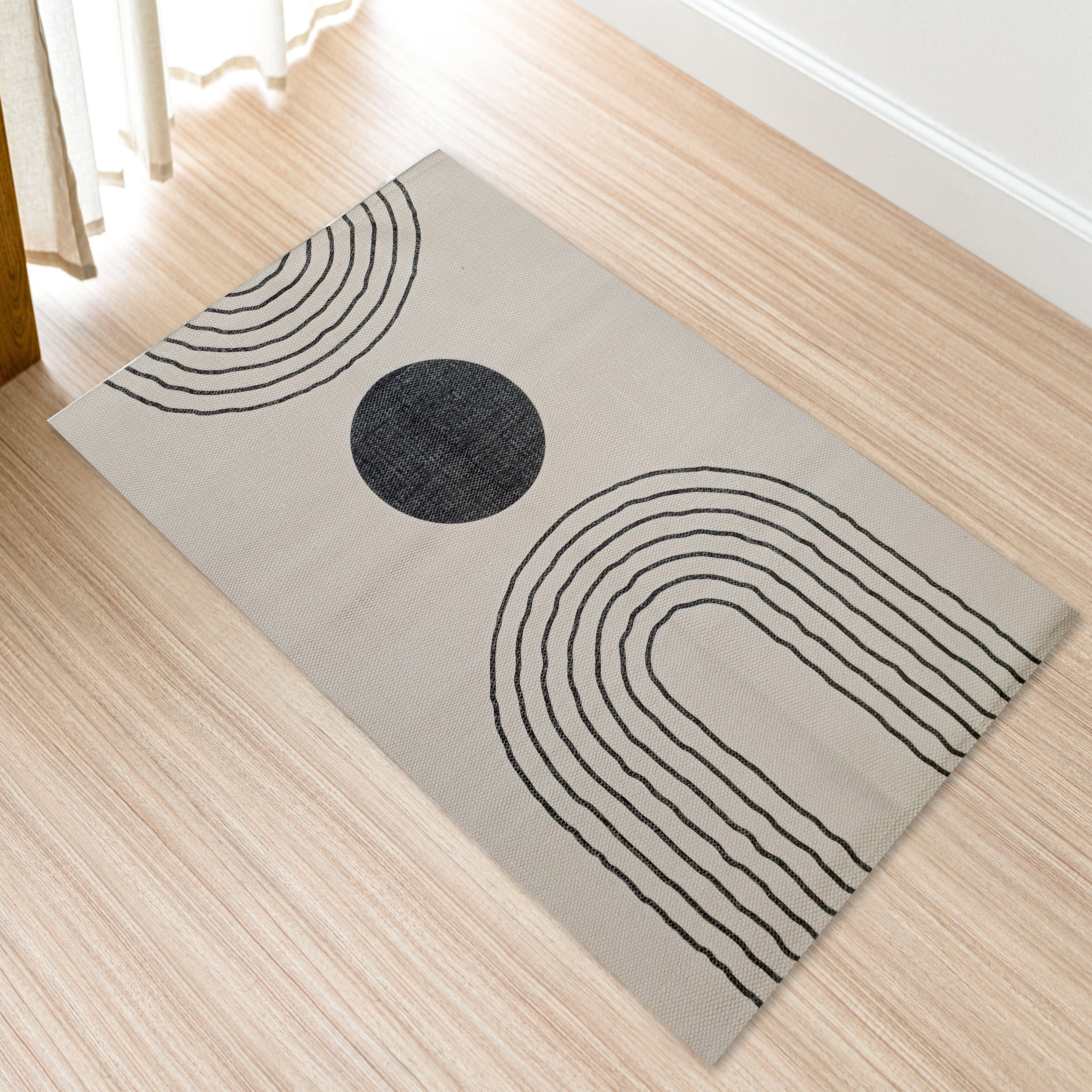 Printed Rug Tuscany Design Modern Non-Slip Soft Durable Floor Rug for Living Room Bedroom Office by OLIVIA ROCCO