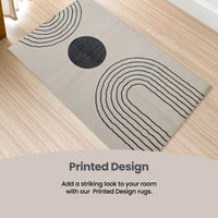 Printed Rug Tuscany Design Modern Non-Slip Soft Durable Floor Rug for Living Room Bedroom Office by OLIVIA ROCCO