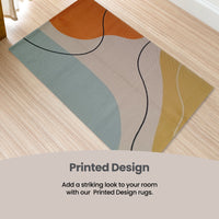 Printed Rug Venus Design Modern Non-Slip Soft Durable Floor Rug for Living Room Bedroom Office by OLIVIA ROCCO
