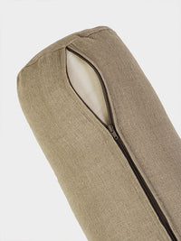 Yoga Studio Organic Buckwheat Hemp Lotus Meditation Bolster Cushion