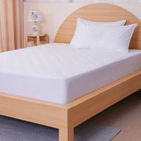 Luxurious White Quilted Mattress Protector for Ultimate Comfort