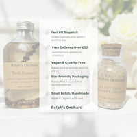 Smoky Rose Wardrobe Sachet with Mineral Salts - Natural Scent Diffuser