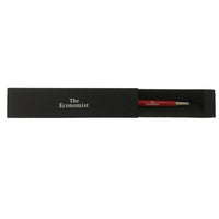 The Economist Rollerball Pen with Lid and Gift Box - Red
