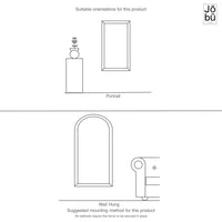 Rei - Round Gold Metal Circle Mirror - 50cm x 50cm